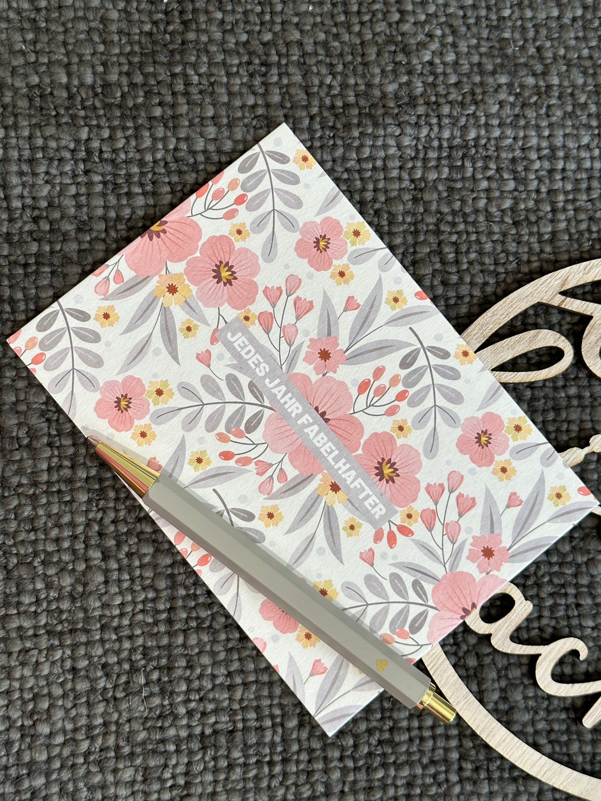 Postkarte Jedes Jahr fabelhafter