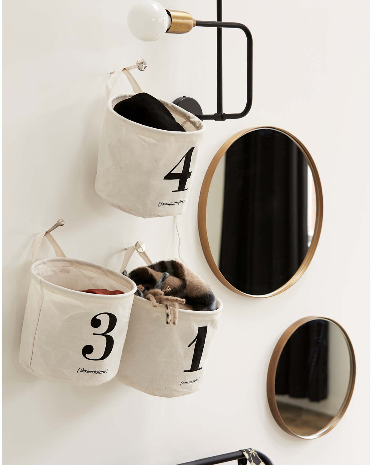 Aufbewahrungskörbe 4er-Set