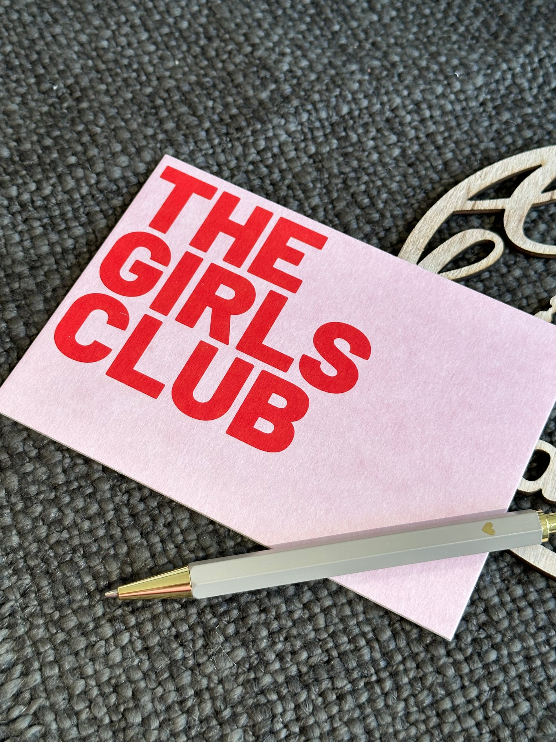 Postkarte THE GIRLS CLUB