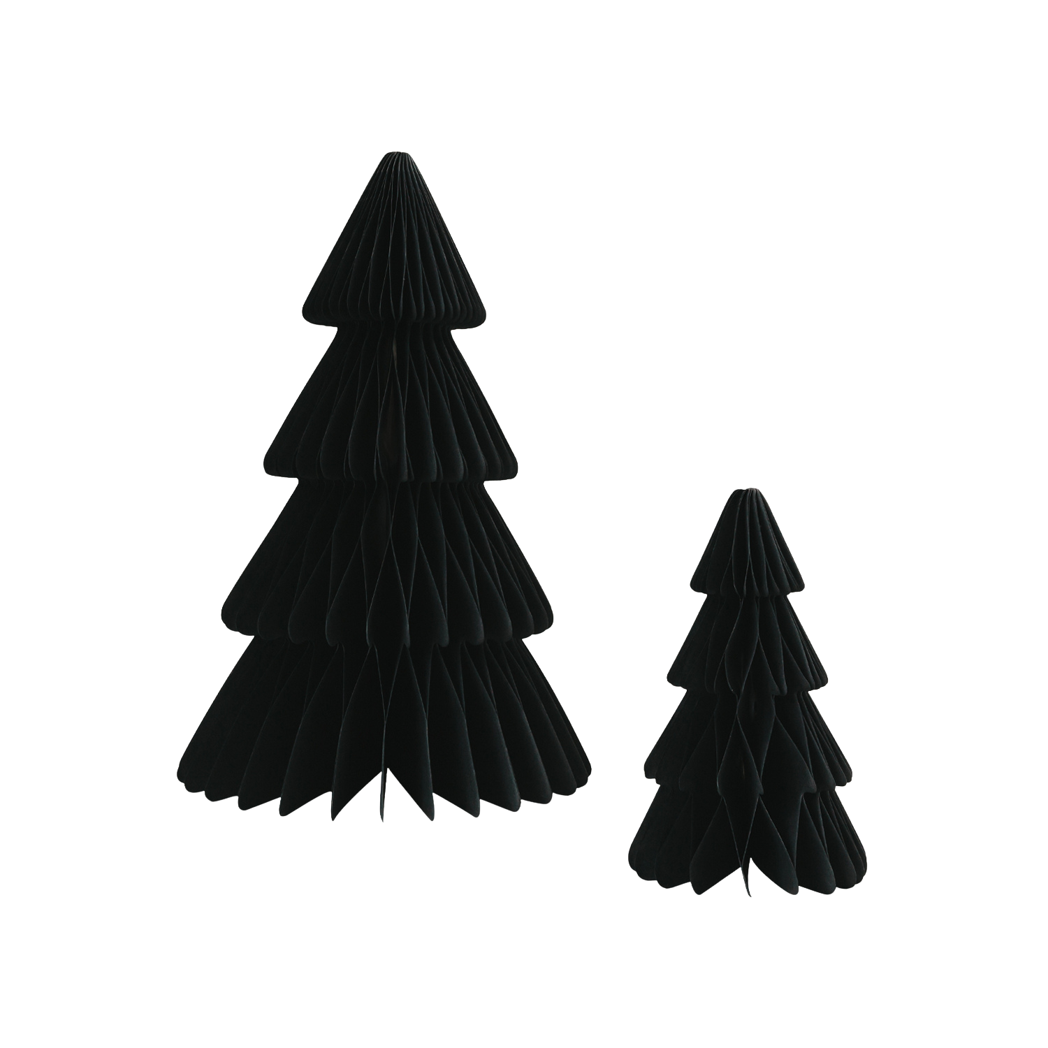 Papiertanne 2er-Set SCHWARZ