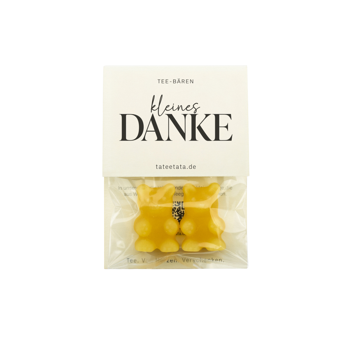 Tee Bären Mini Pfirsich-Zitrone KLEINES DANKE