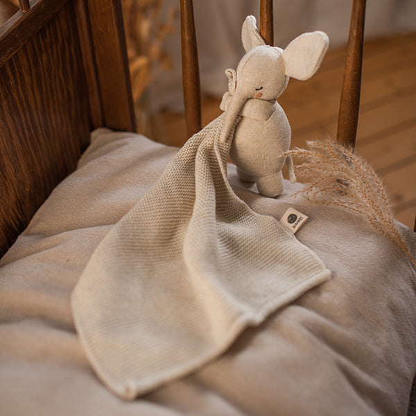 Schnuffeltuch Elefant, natur