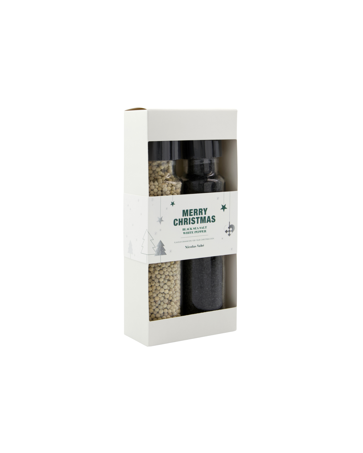 Geschenkset Christmas Black Sea Salt & White Pepper