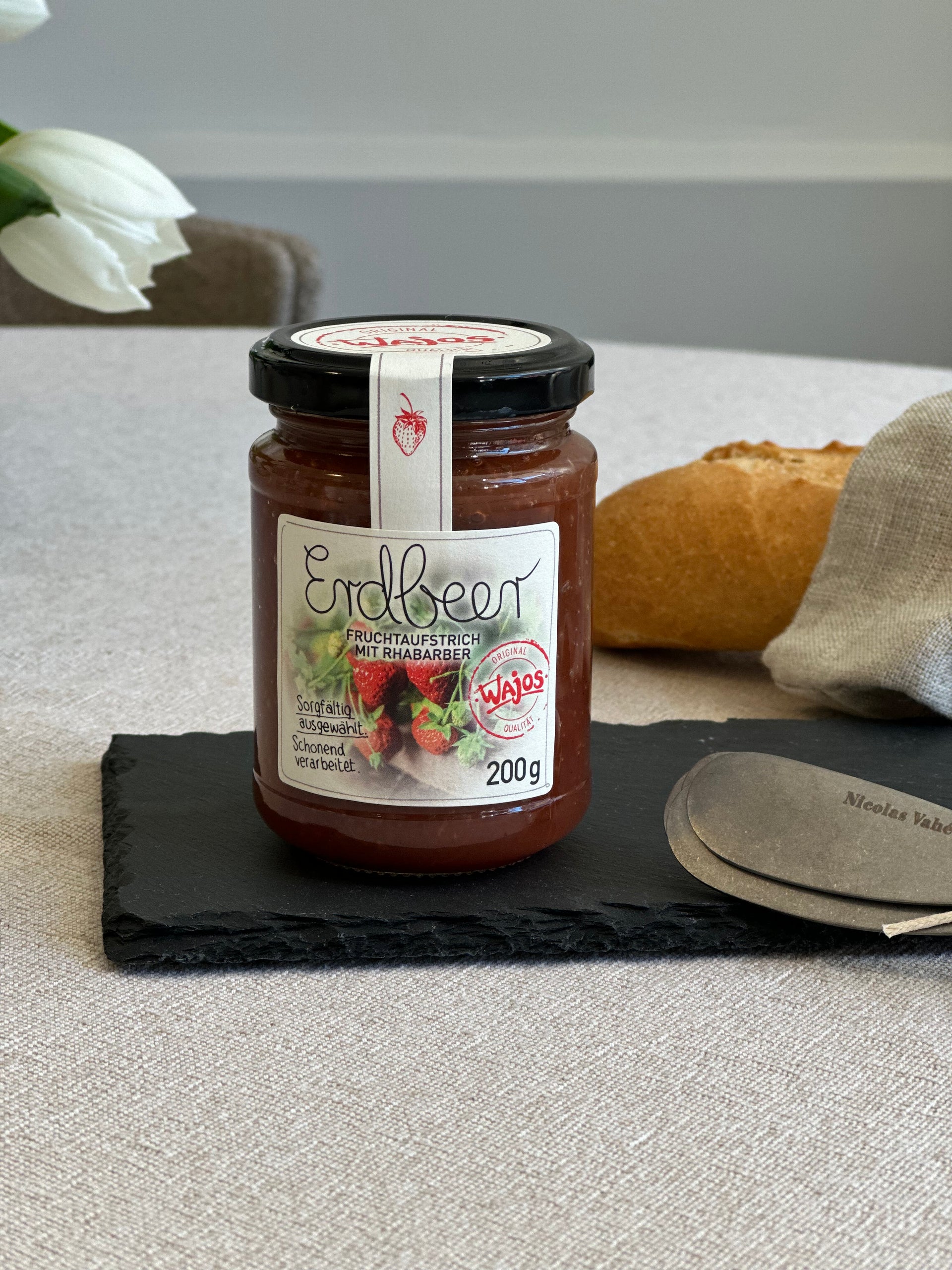 Erdbeer Rhabarber Fruchtaufstrich 200g