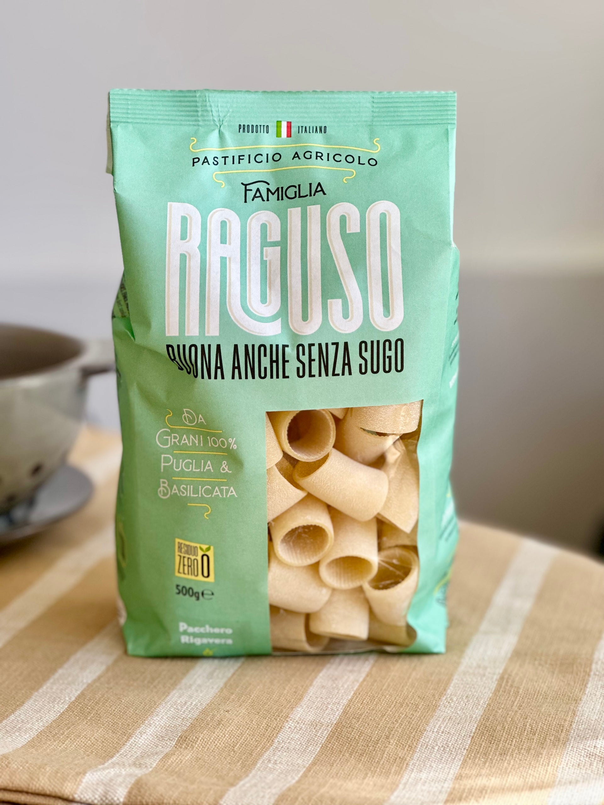 Paccheri Rigavera Raguso 500g