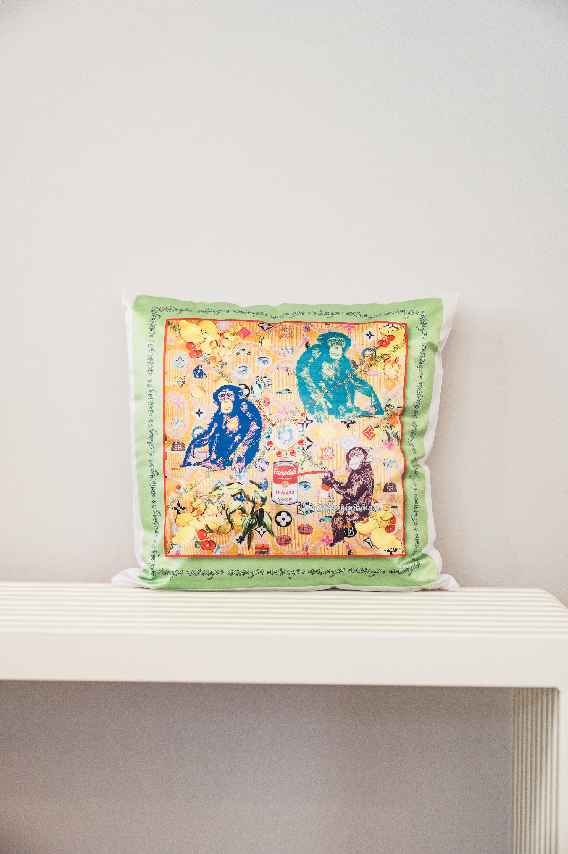 Kissen Monkey 40x40cm