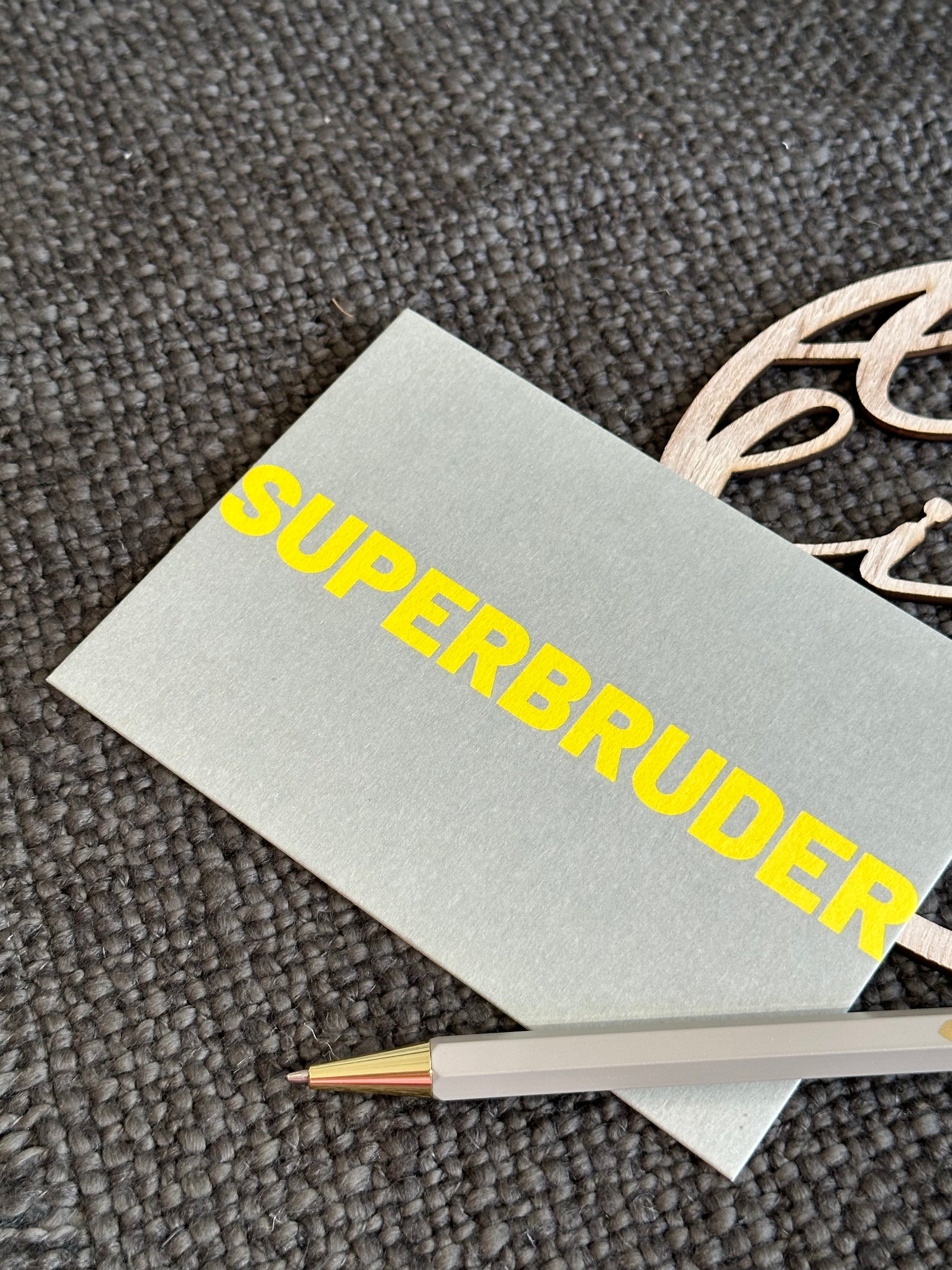 Postkarte SUPERBRUDER