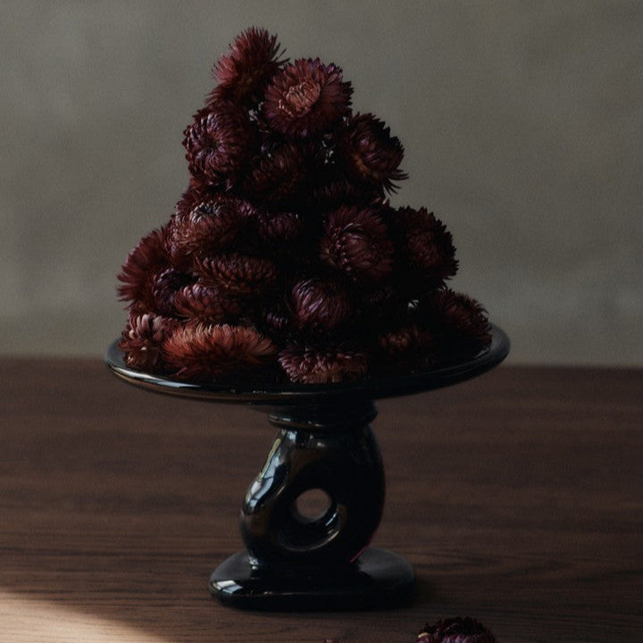 Glas-Etagere DAMO, dark grape