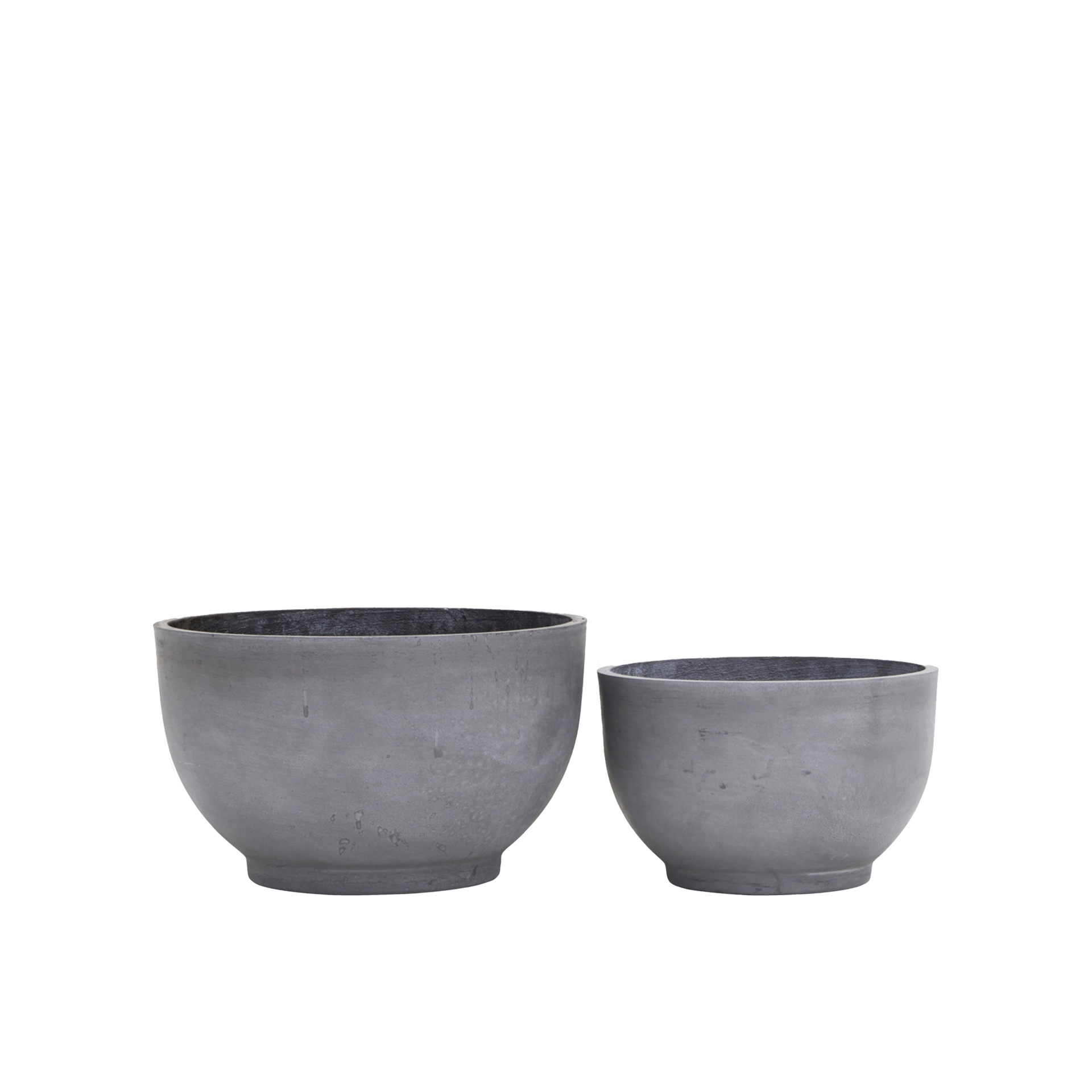 Blumentopf GARD 2er Set, grau