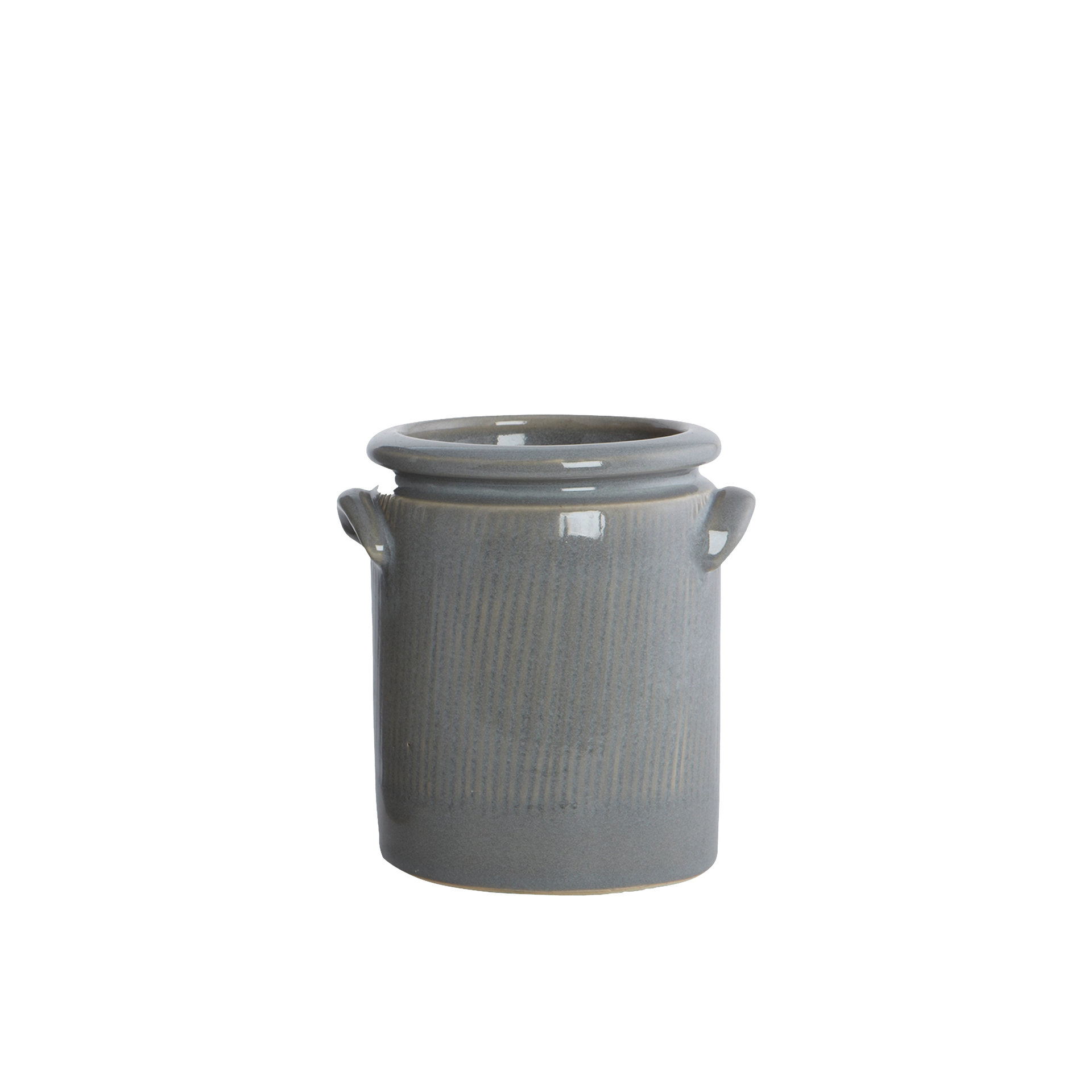 Blumentopf POTTERY S Hellgrau