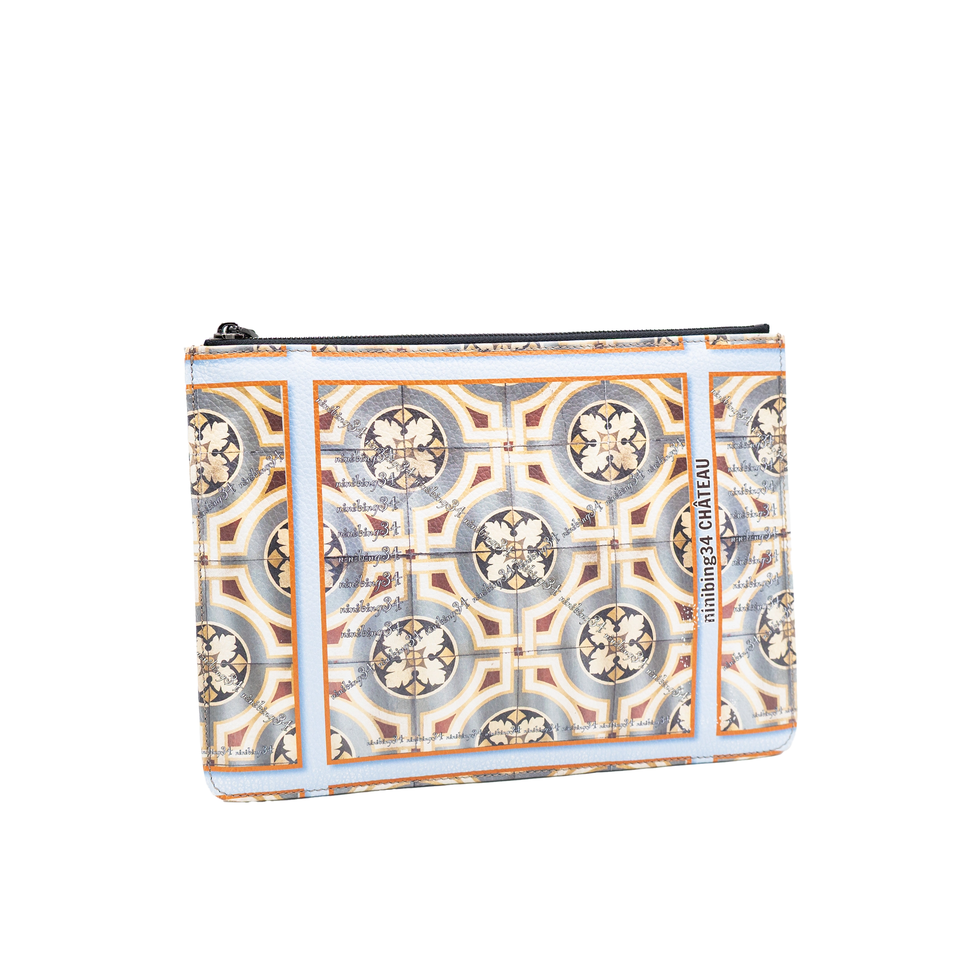 Kleine Nappaleder Clutch Chateau