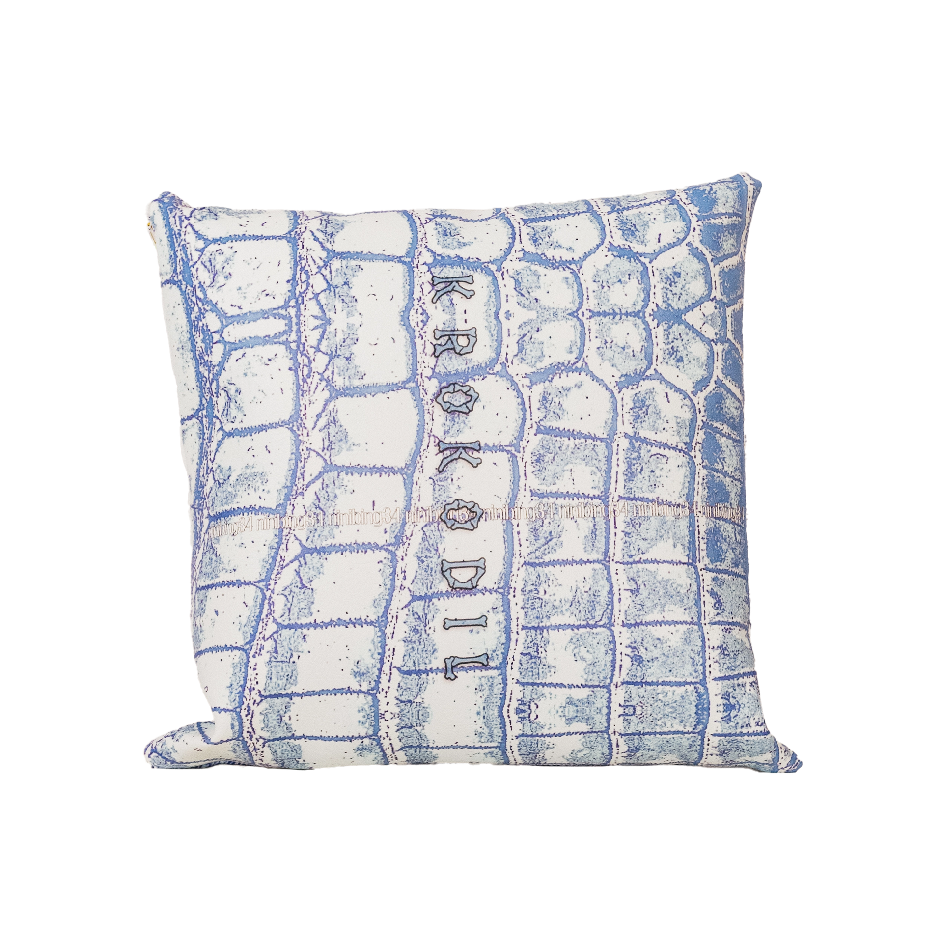 Outdoorkissen Kunst-Nappaleder Krokodil 40x40cm