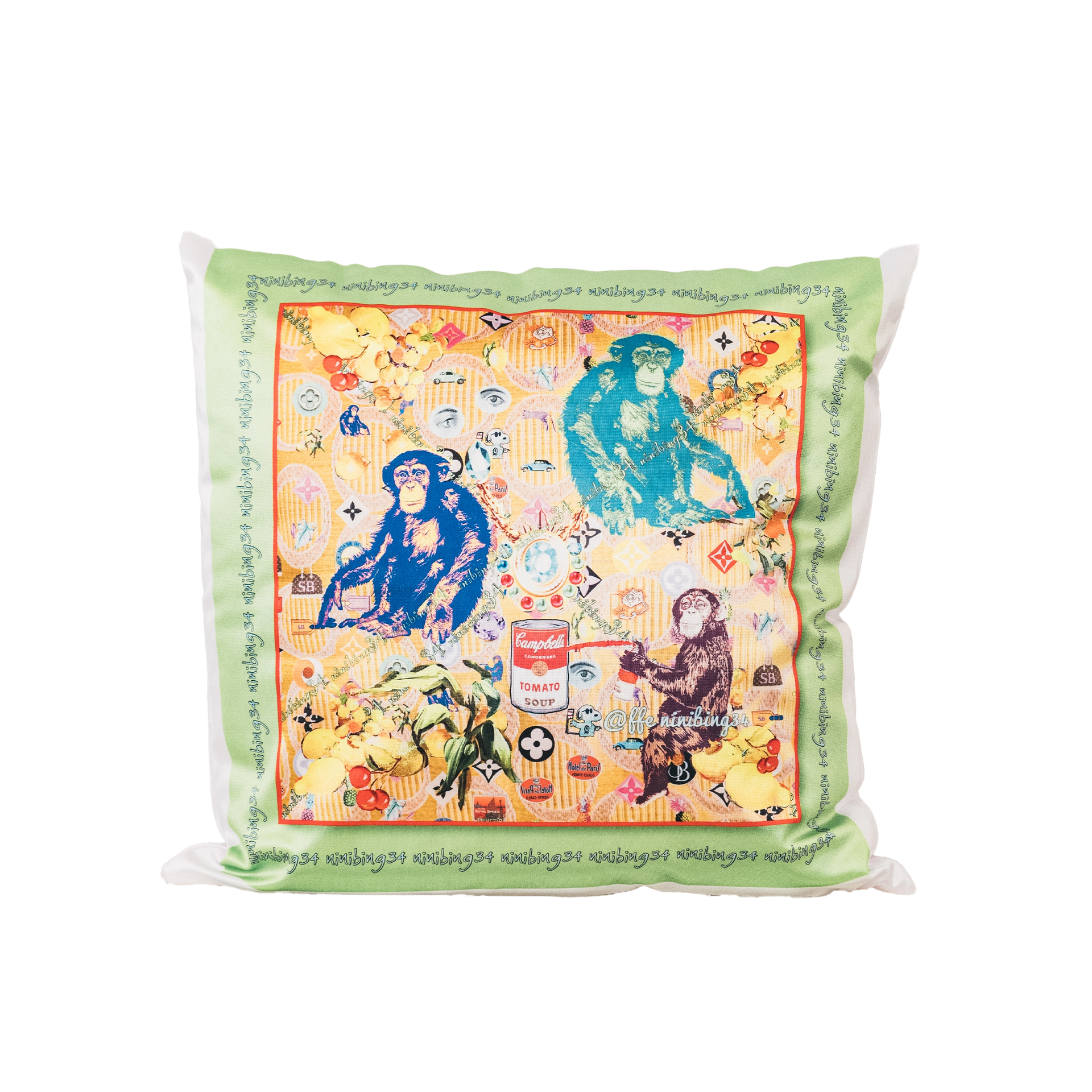 Kissen Monkey 40x40cm