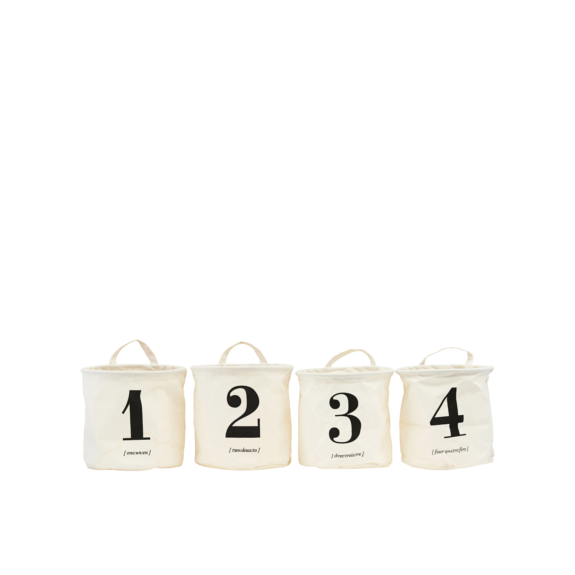 Aufbewahrungskörbe 4er-Set