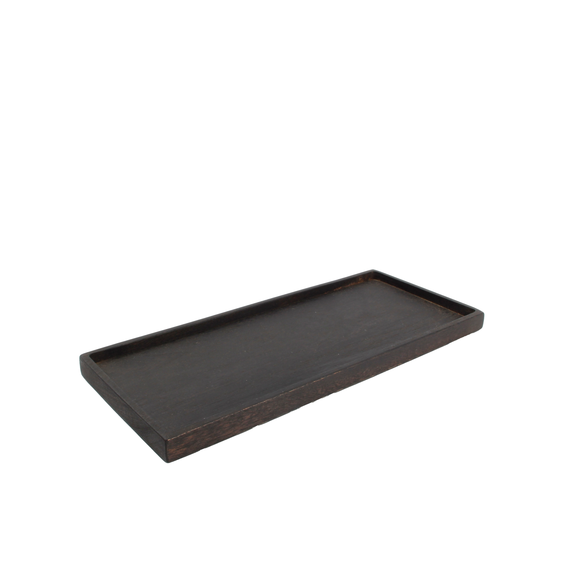 Servierbrett Holz RURAL, schwarz