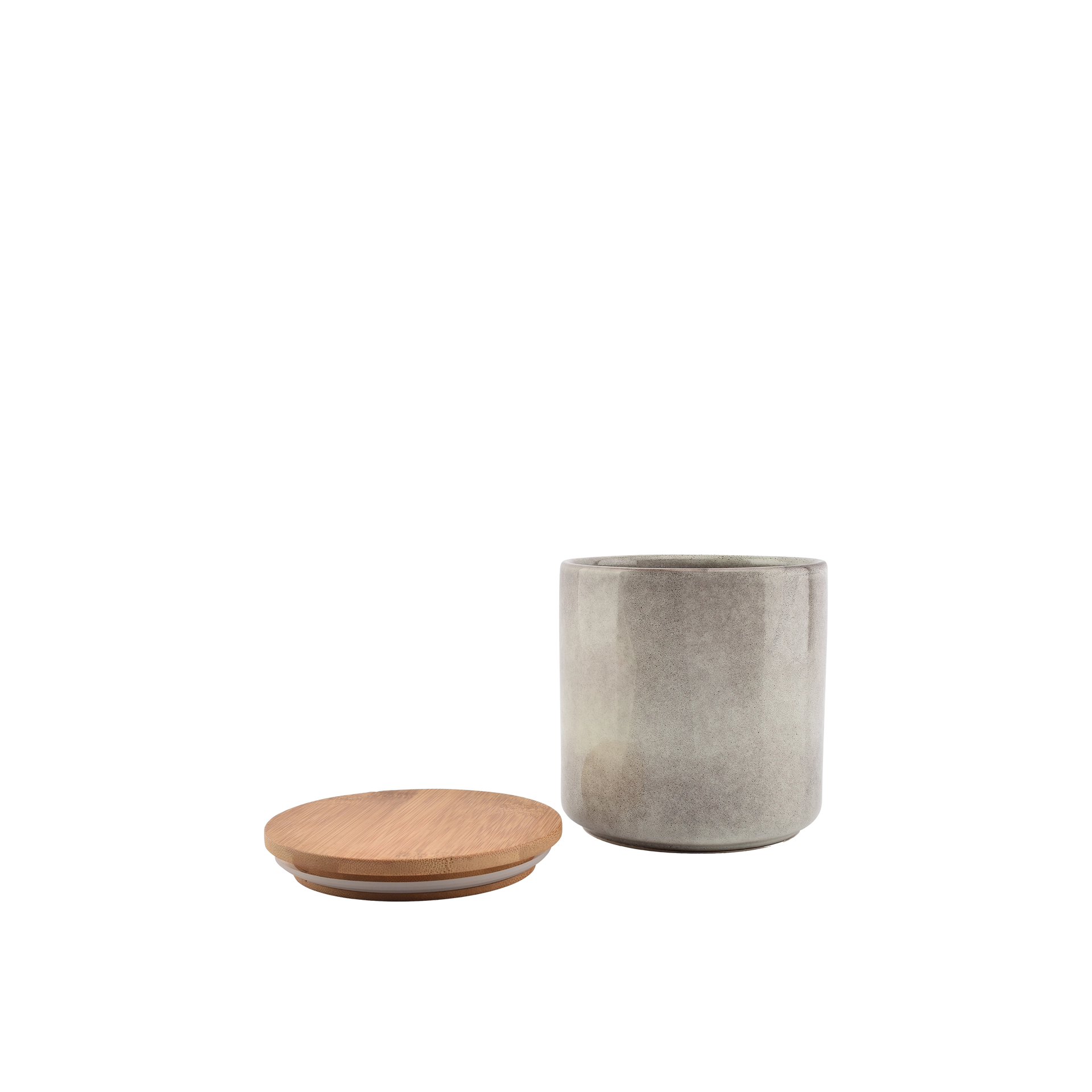 Vorratsdose BAKE Klein mit Deckel, Grau