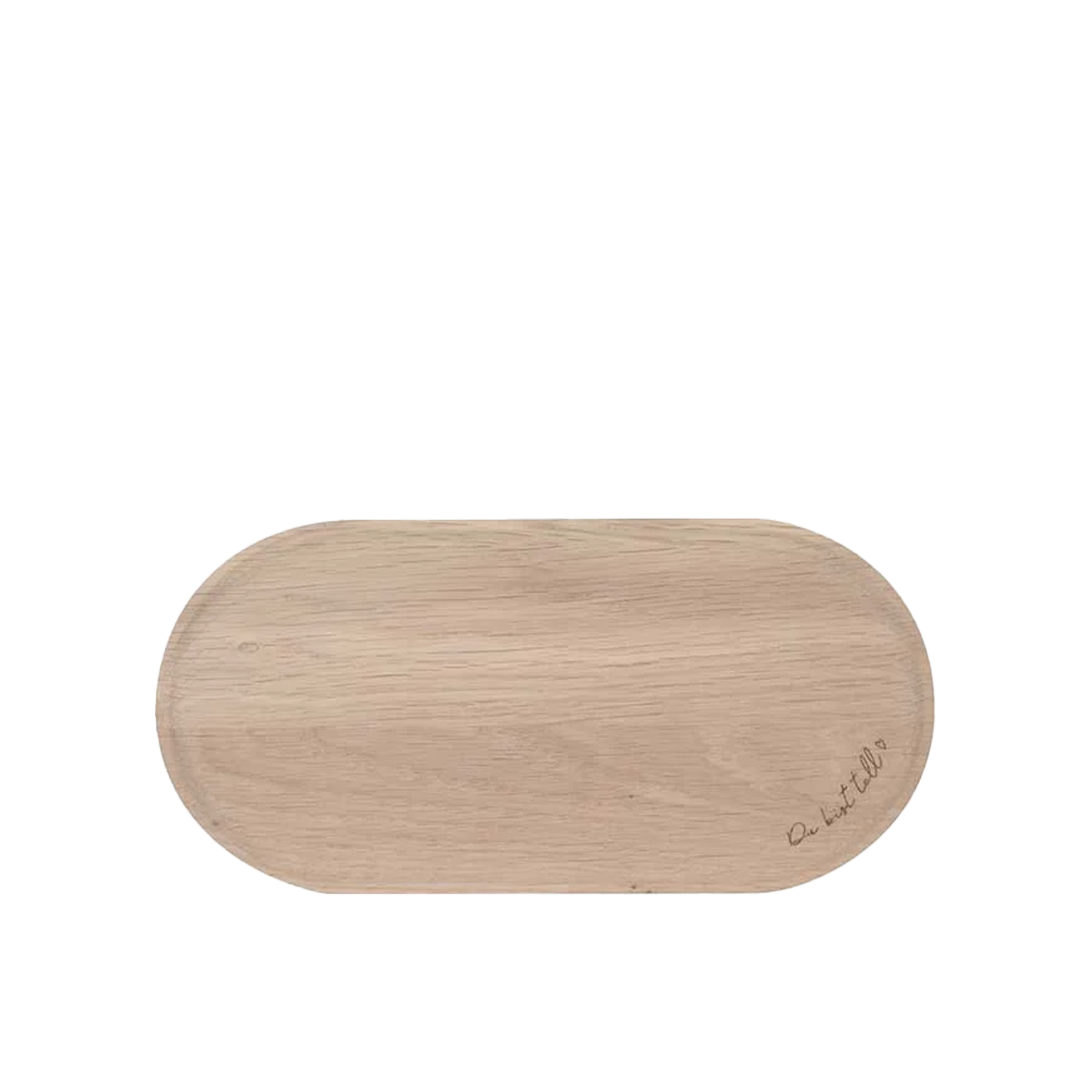 Tablett DU BIST TOLL, Eiche