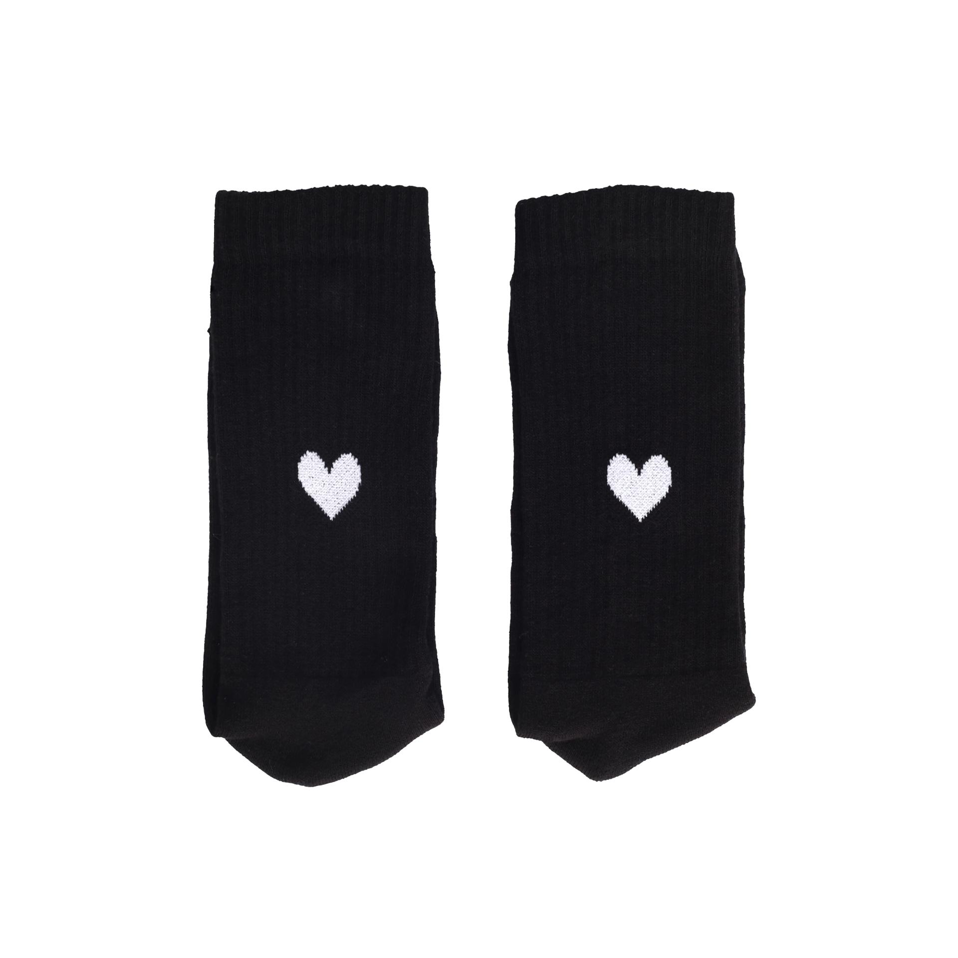 Socken Herz Schwarz