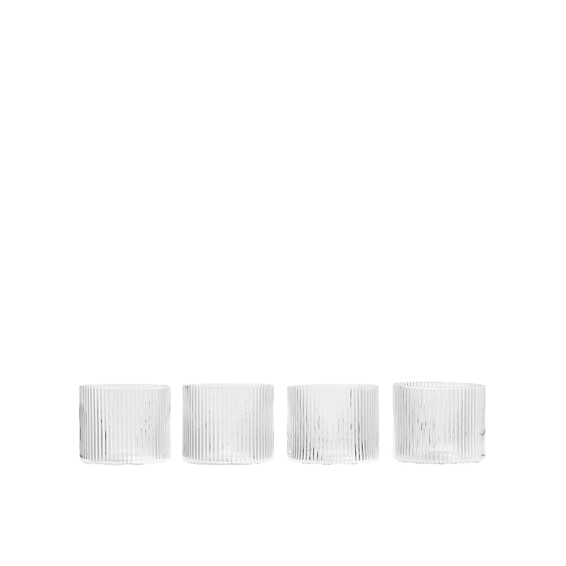 RIPPLE Low Trinkglas - 4er-Set