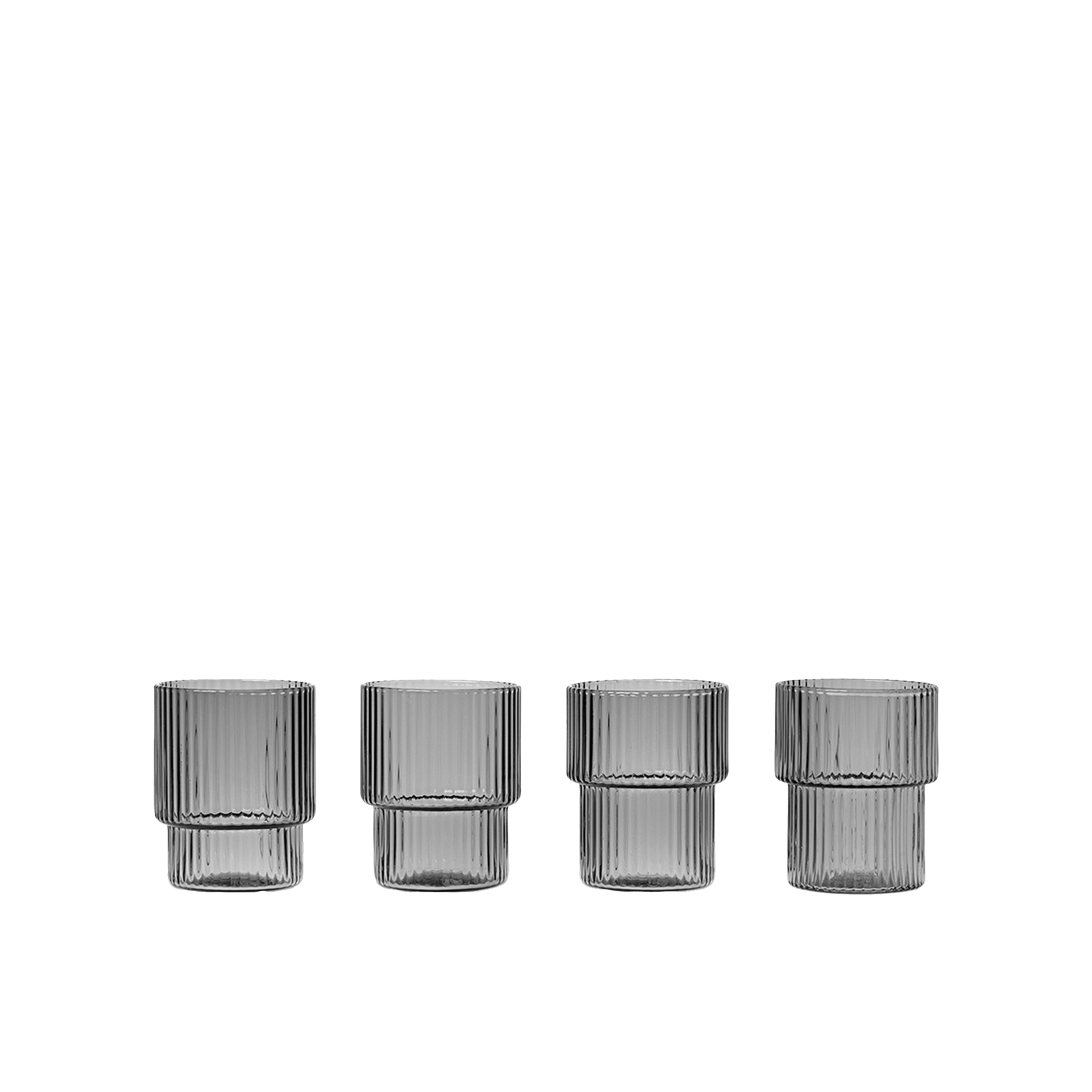 RIPPLE Trinkgläser klein - 4er-Set
