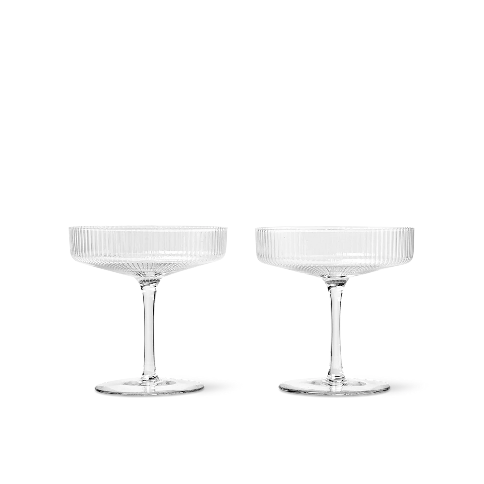 RIPPLE Champagnerschalen - 2er-Set