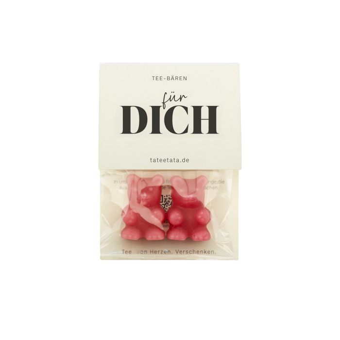 Tee Bären Mini Holunder-Rhabarber FÜR DICH
