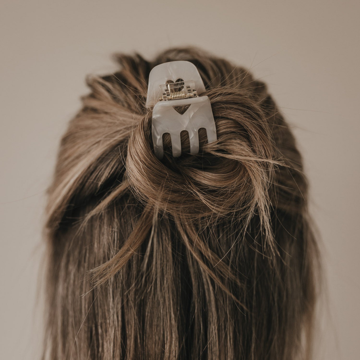 Haarspange Herz Pearl, klein