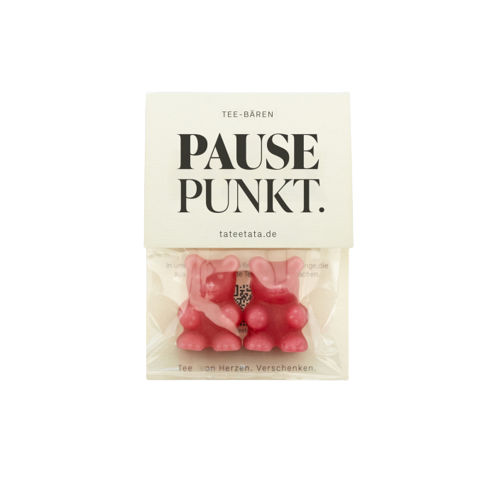 Tee Bären Mini Holunder-Rhabarber PAUSE PUNKT