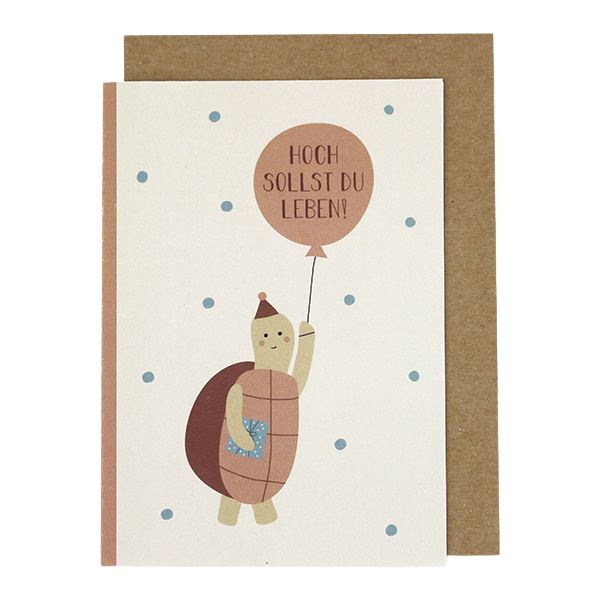 Klappkarte HOCH SOLLST DU LEBEN!