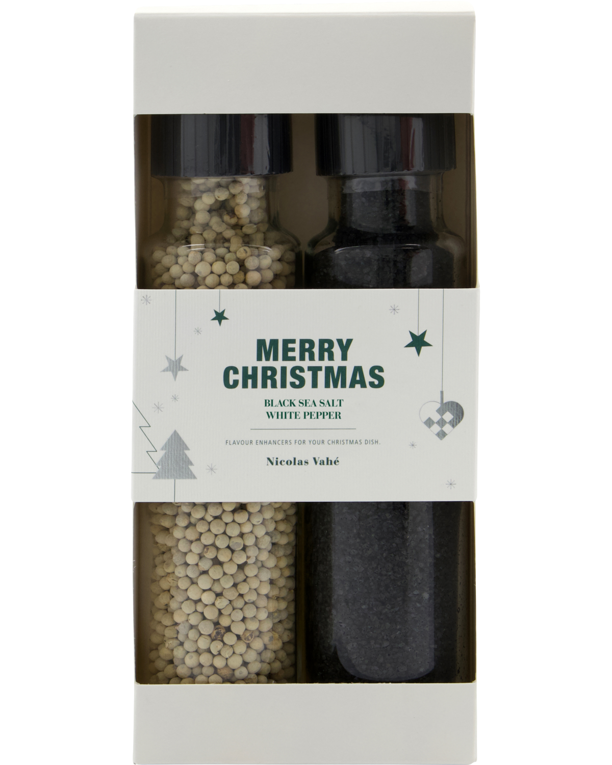 Geschenkset Christmas Black Sea Salt & White Pepper
