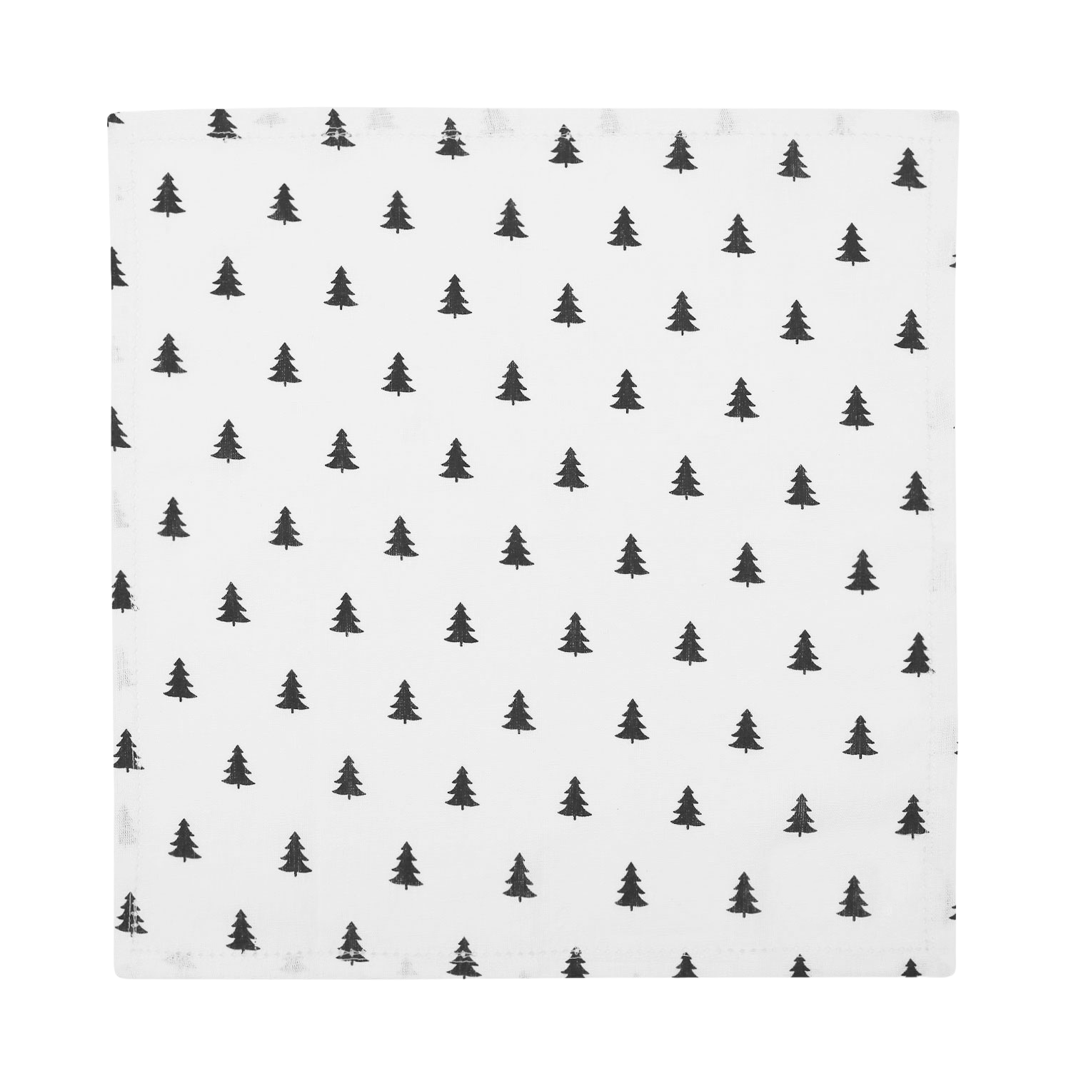 Leinen Servietten TANNEN im 4er Set