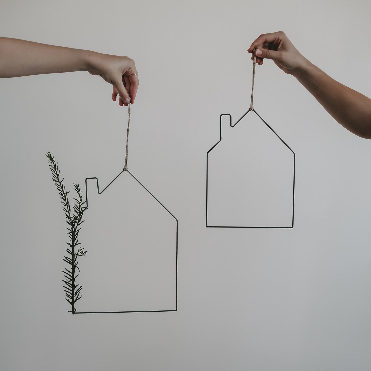 Metallkranz HAUS 2er-Set