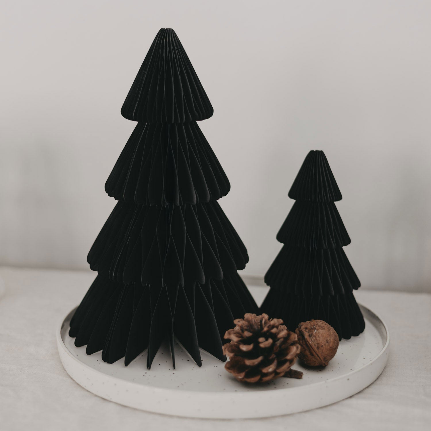 Papiertanne 2er-Set SCHWARZ