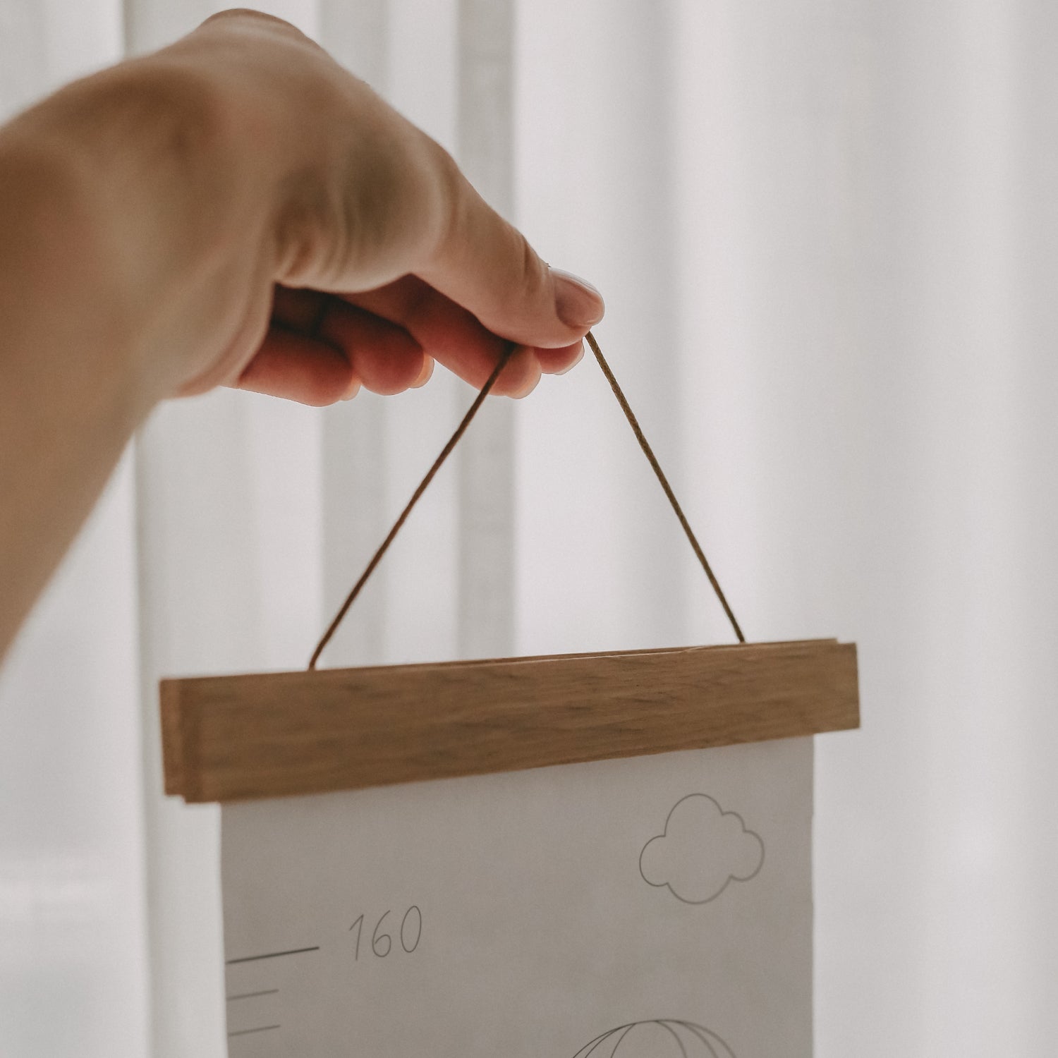 Posterleiste A4 Eiche