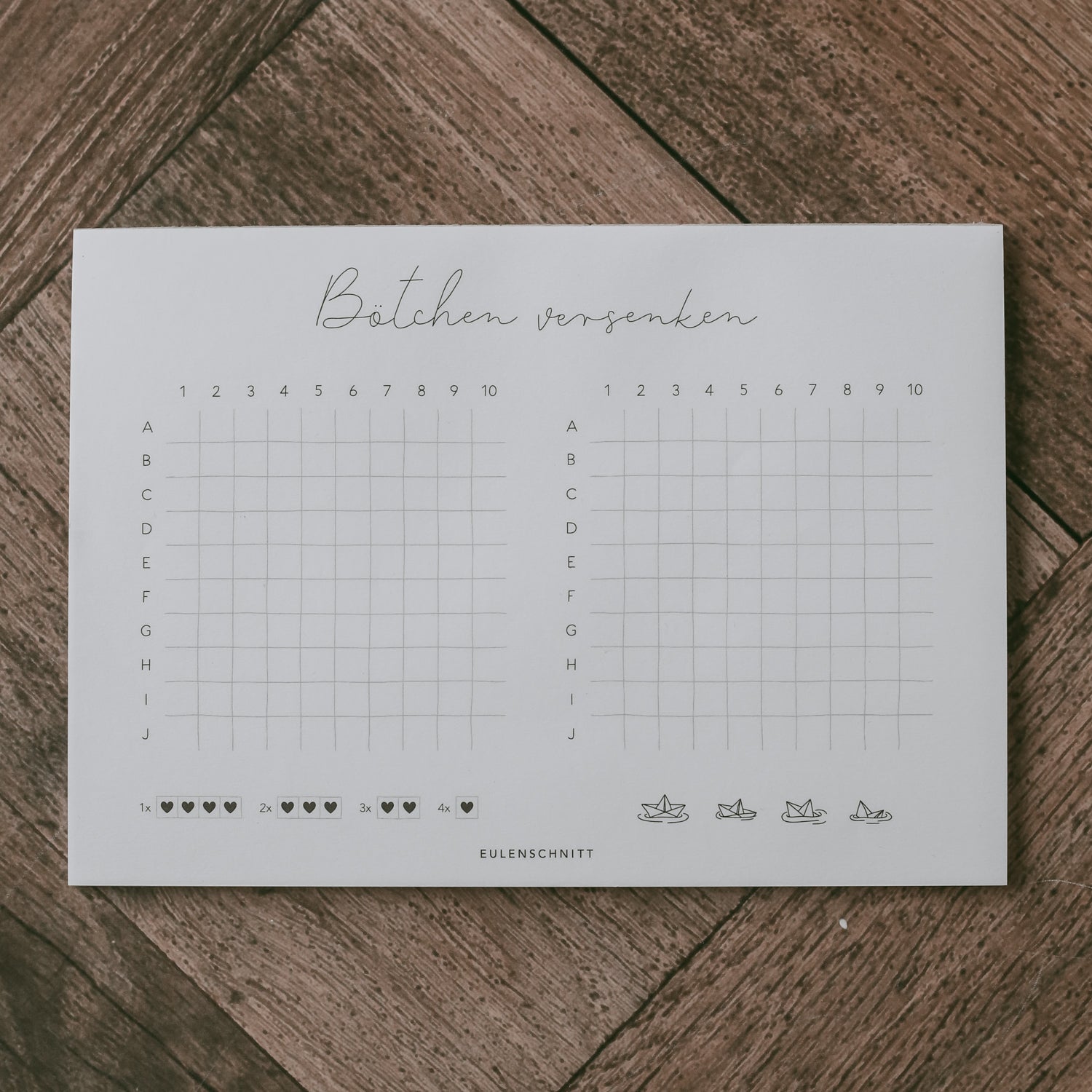 Block Bötchen versenken A5