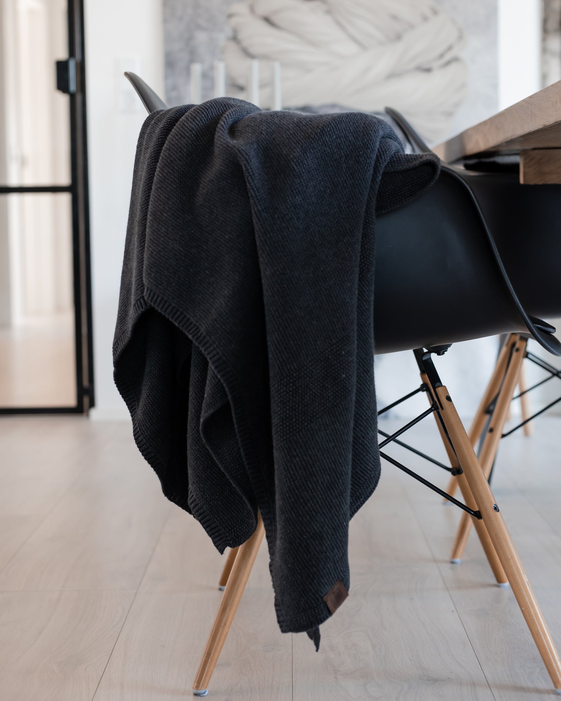 Plaid STRICK grau