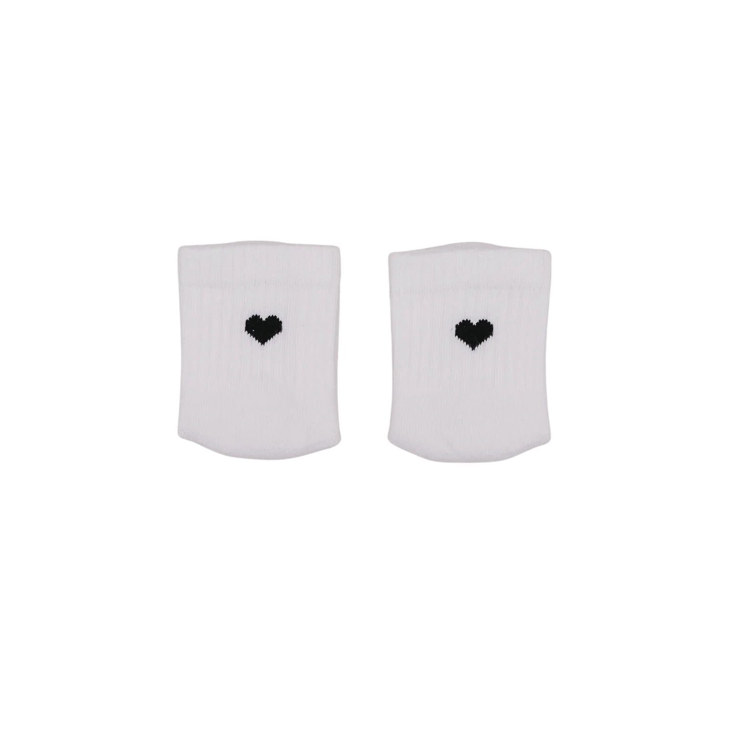 Babysocken schwarz HERZ