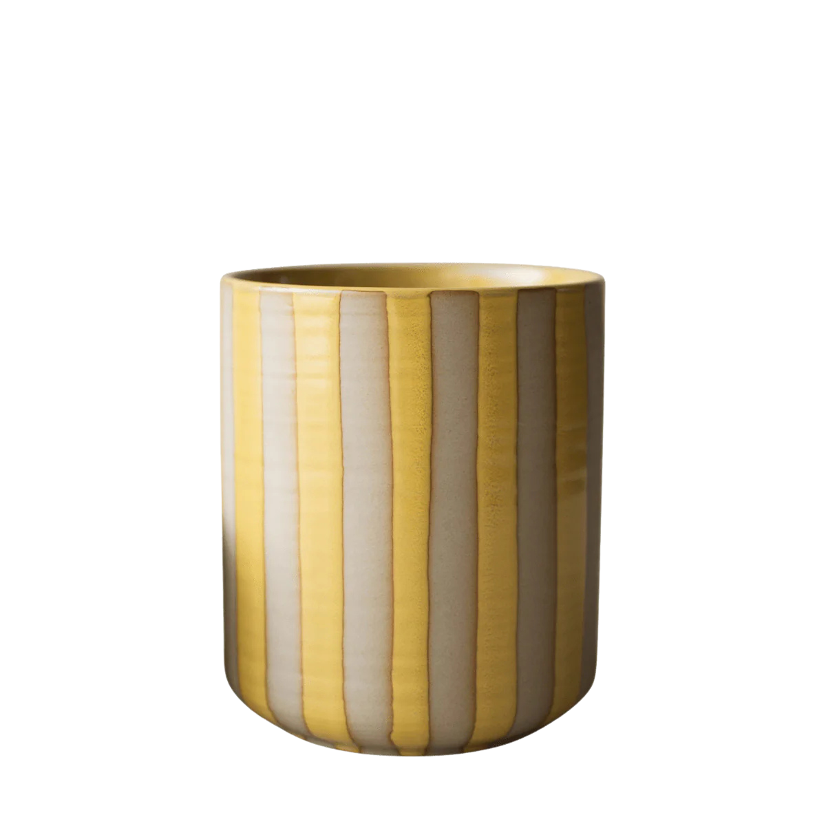 Line Pot STRIPE YELLOW