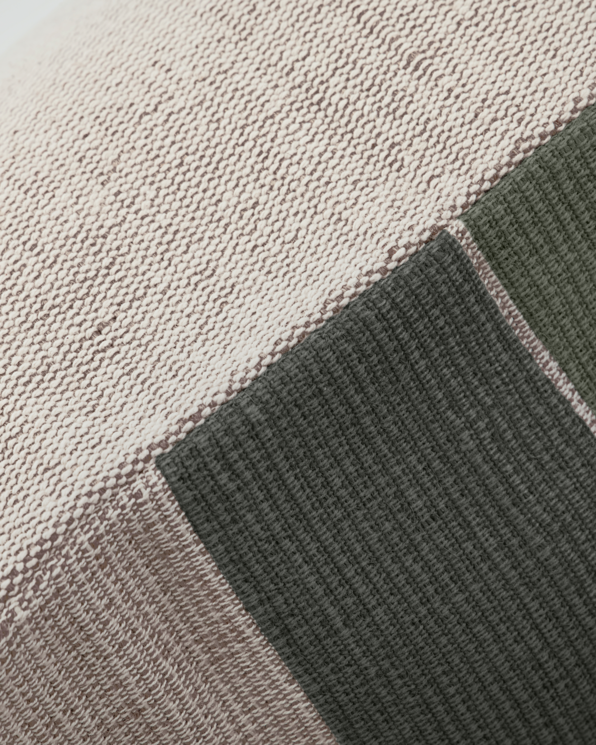 Kissenbezug Canva & Pete - Grün/Sand