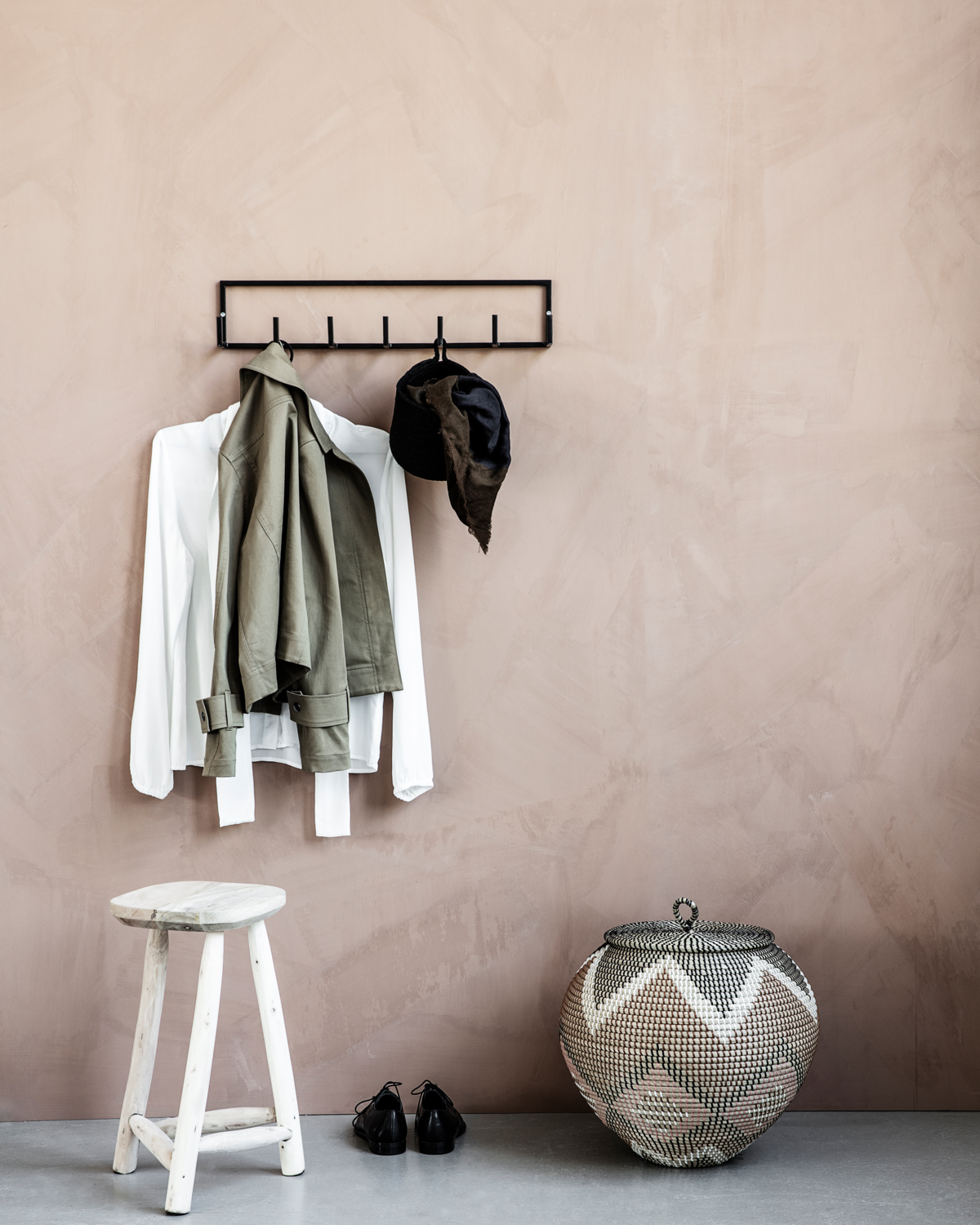 Aufbewahrungskorb HANG - Schwarz