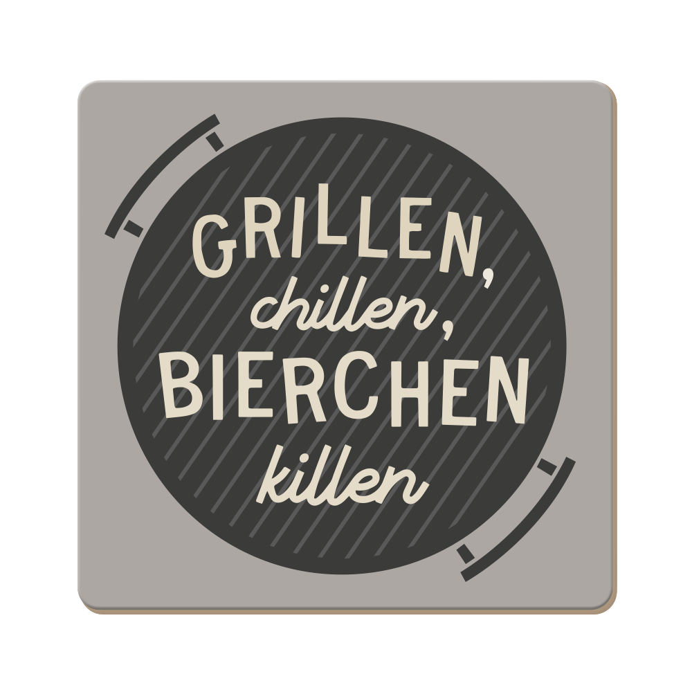 Korkuntersetzer GRILLEN