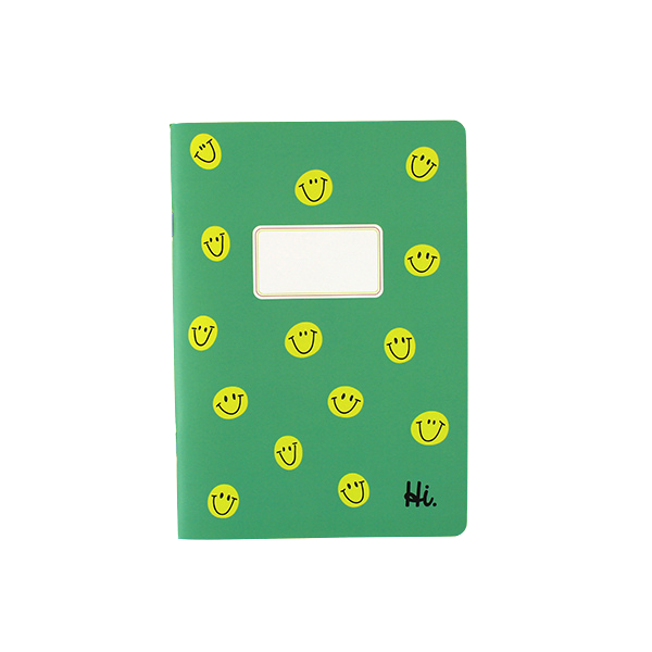 Notizheft Smiley