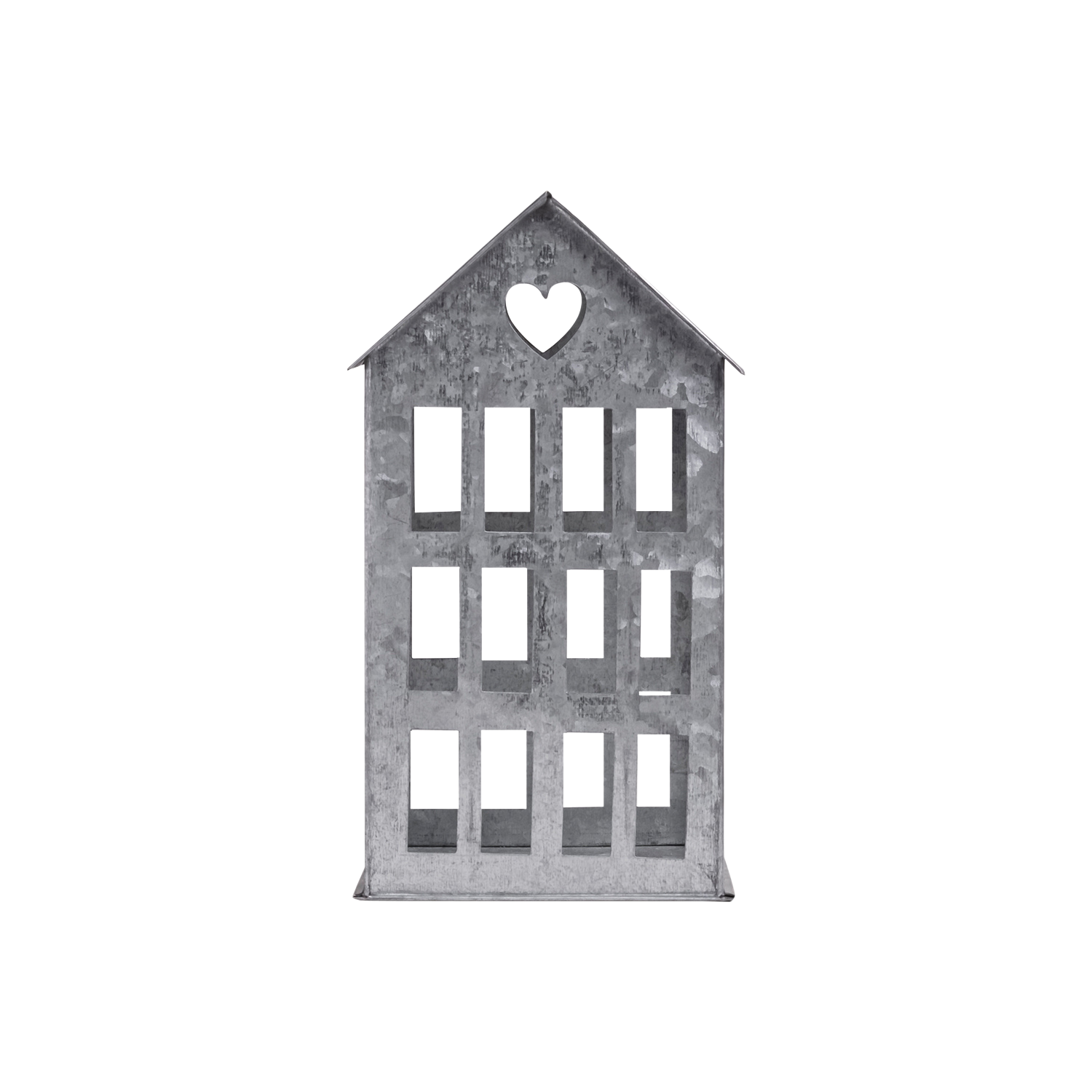 Metallhaus silber