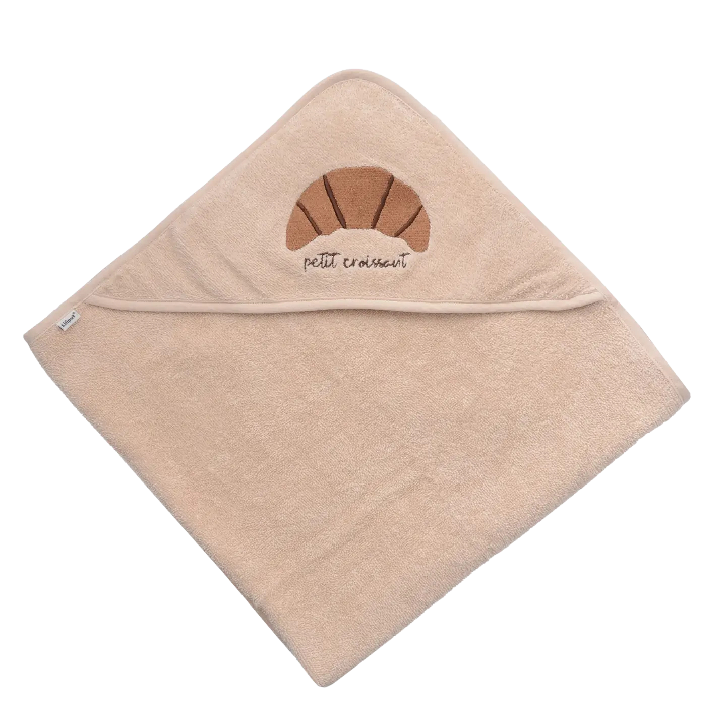 Kapuzenbadetuch CROISSANT
