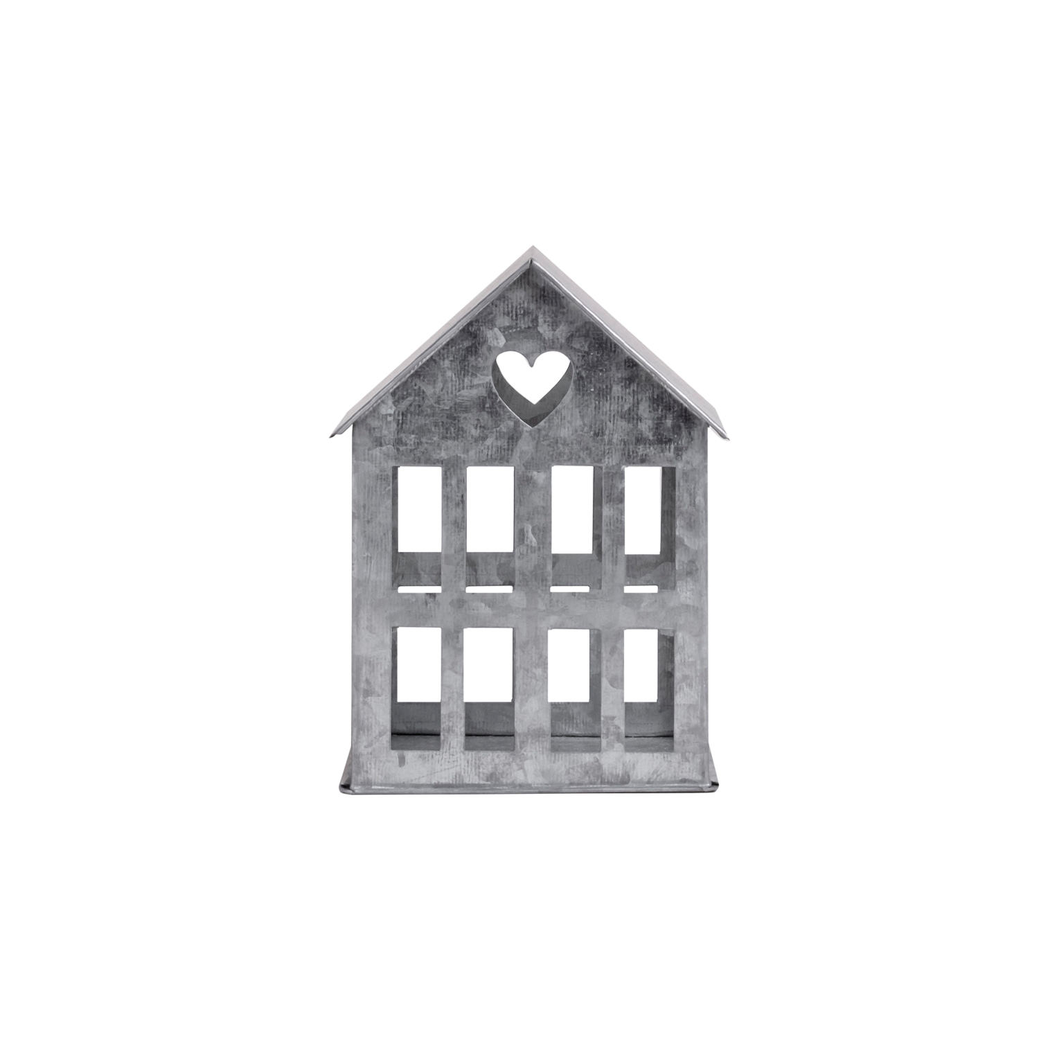 Metallhaus silber