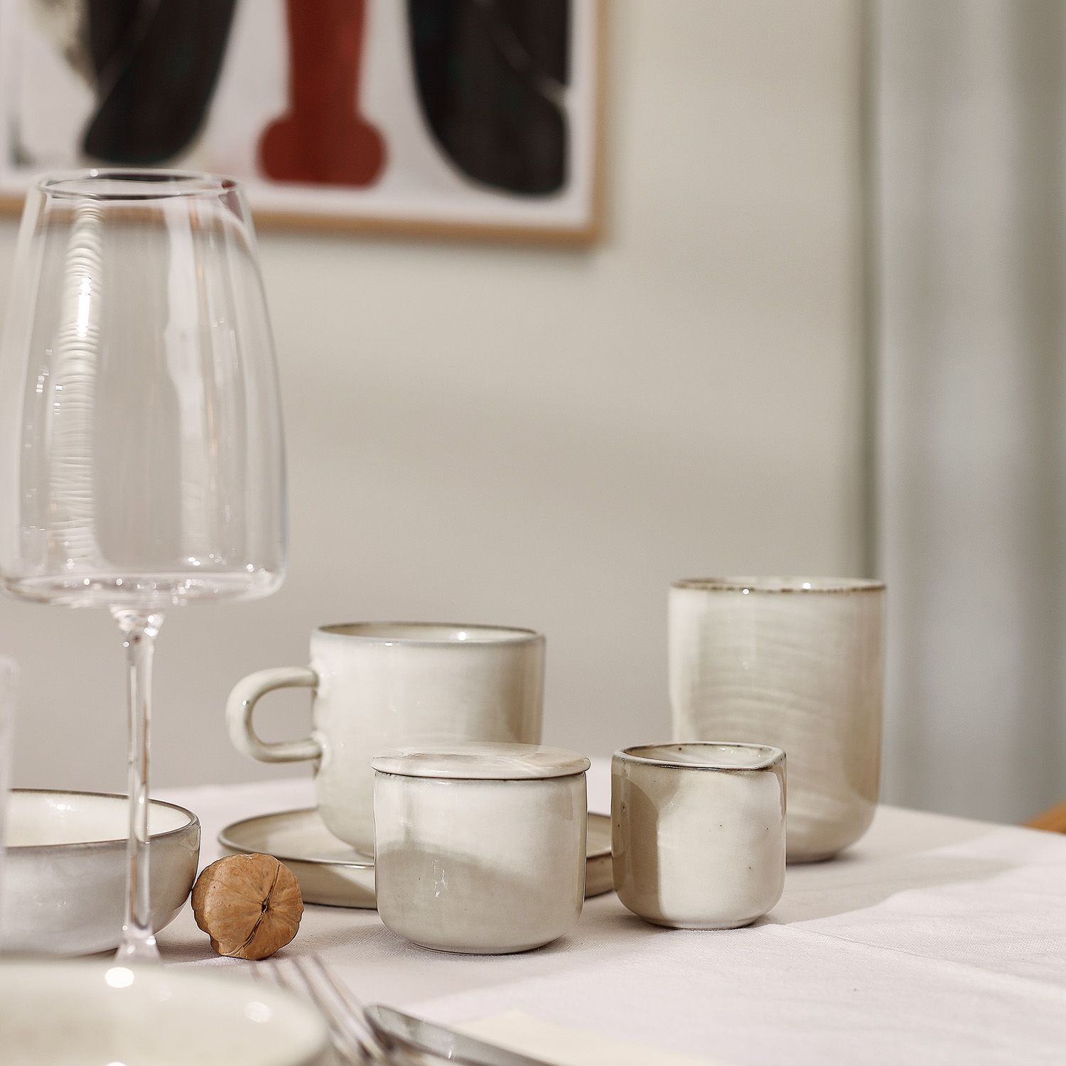 Milch-/Saucekrug elfenbein MERIDIAN