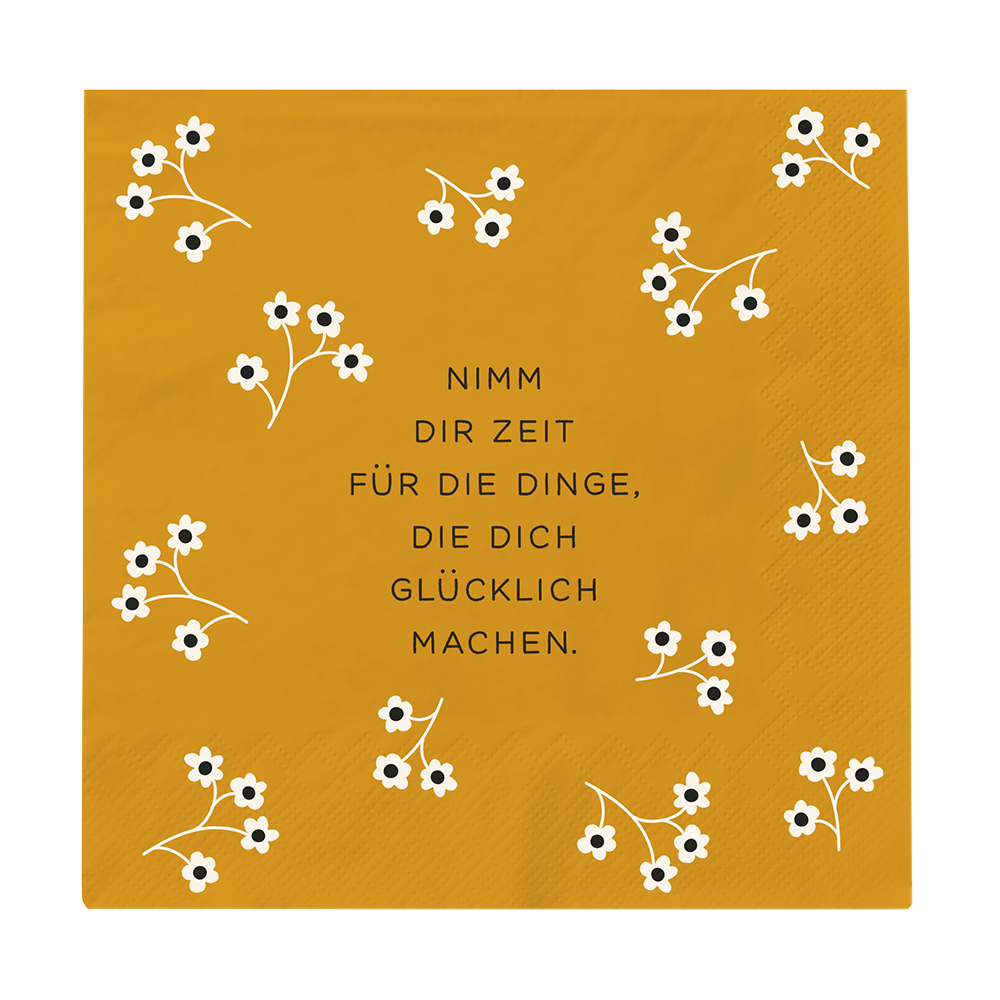 Servietten NIMM DIR ZEIT