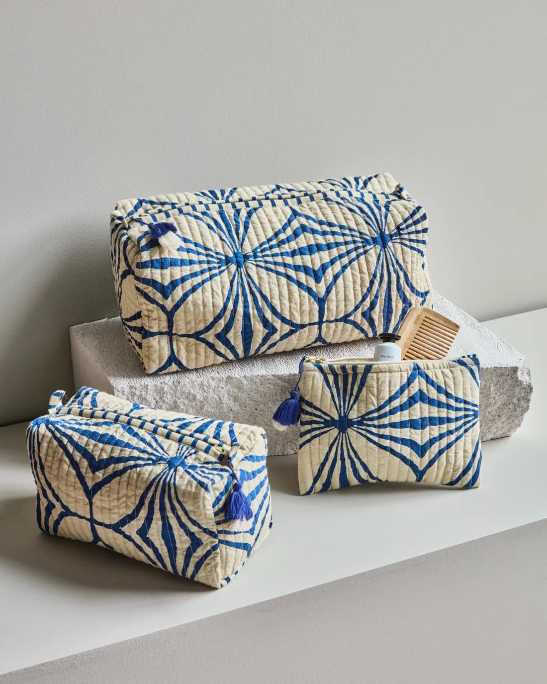 Kulturtaschen-Set BLAU
