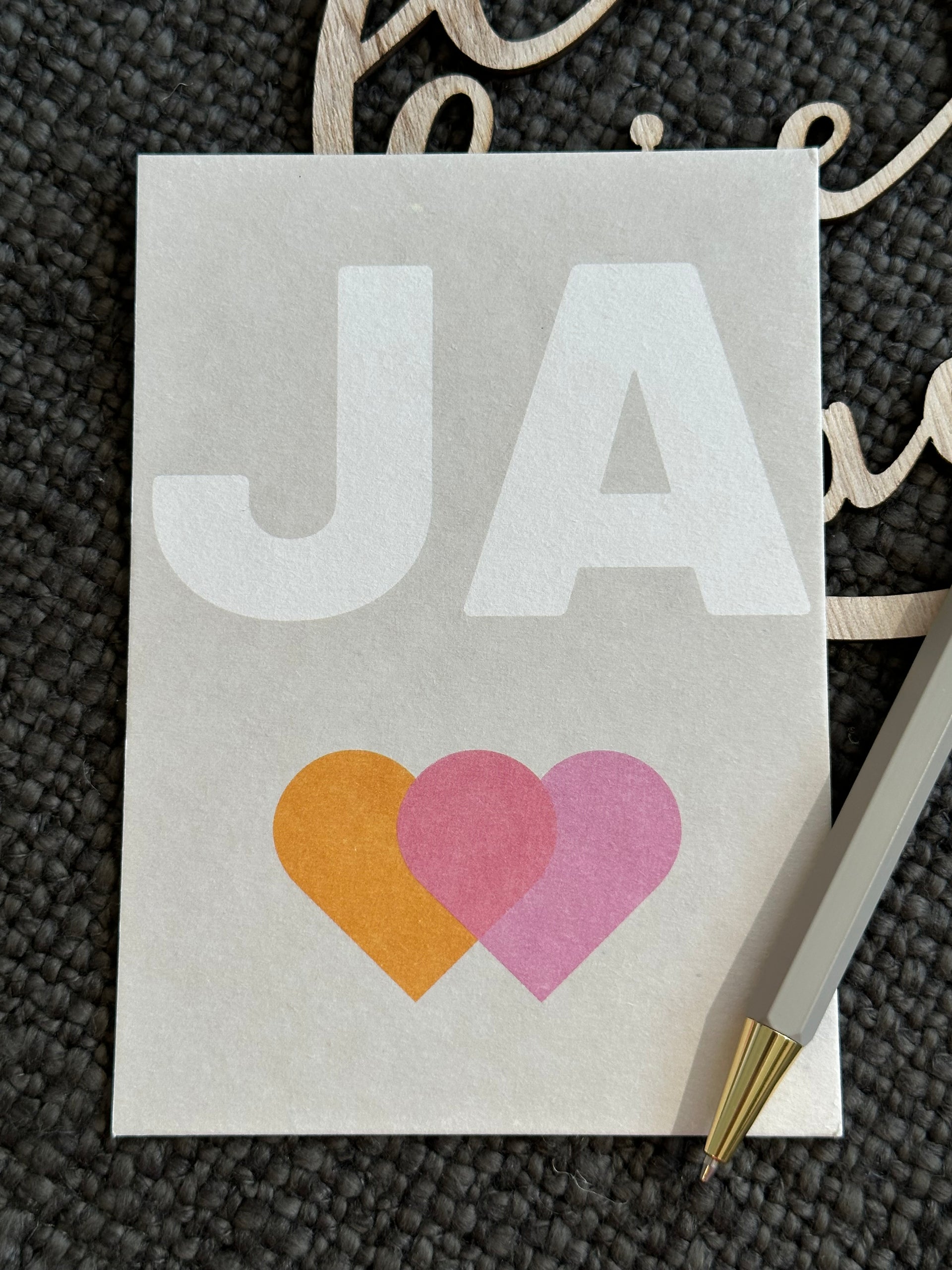 Postkarte JA