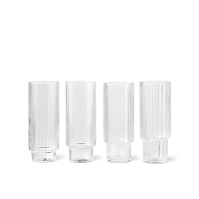 RIPPLE Longdrinkglas - 4er-Set